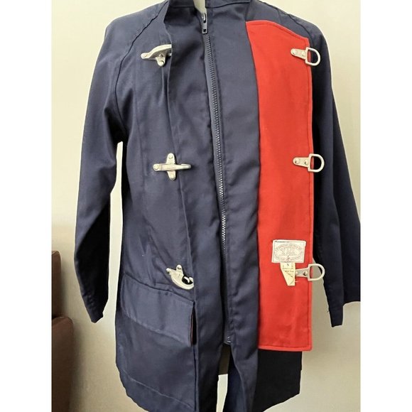 RARE YRI Yacht Wear Research Sailing Duck Canvas Lobster Clasp Metal Jac… - Picture 2 of 13